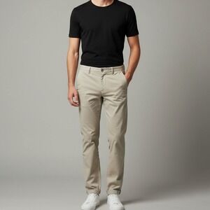 NWT Under 5'10 Lightweight Stretch Chino Pants Sand 31x26‎ Slim Fit